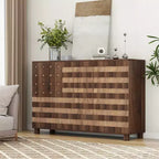 55-Inch Hand-Carved Buffet Sideboard with Drawers and Doors