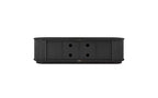 66-Inch Wood TV Stand with Sliding Doors and Cable Management