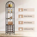 5-Light Drum Fabric Pendant Chandelier for Living Room