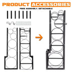 Refrigerant Tank Rack - Gas Cylinder Holder for Freon, Oxygen, Nitrogen