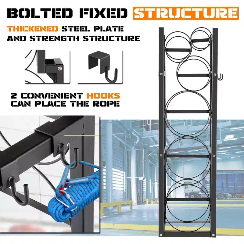 Refrigerant Tank Rack - Gas Cylinder Holder for Freon, Oxygen, Nitrogen