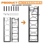 Refrigerant Tank Rack - Gas Cylinder Holder for Freon, Oxygen, Nitrogen
