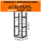 Refrigerant Tank Rack - Gas Cylinder Holder for Freon, Oxygen, Nitrogen