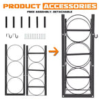 Refrigerant Tank Rack - Gas Cylinder Holder for Freon, Oxygen, Nitrogen