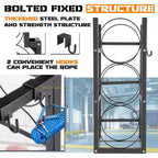 Refrigerant Tank Rack - Gas Cylinder Holder for Freon, Oxygen, Nitrogen