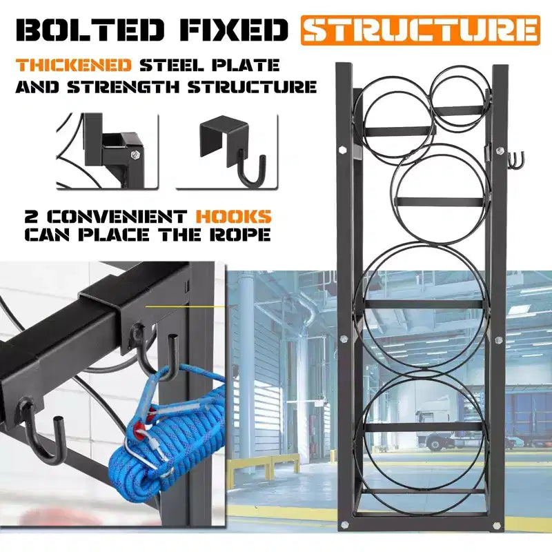 Refrigerant Tank Rack - Gas Cylinder Holder for Freon, Oxygen, Nitrogen
