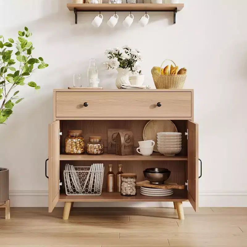Credenza con ante e cassetti per sala da pranzo o cucina