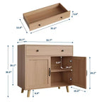 Credenza con ante e cassetti per sala da pranzo o cucina