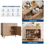 Credenza con ante e cassetti per sala da pranzo o cucina
