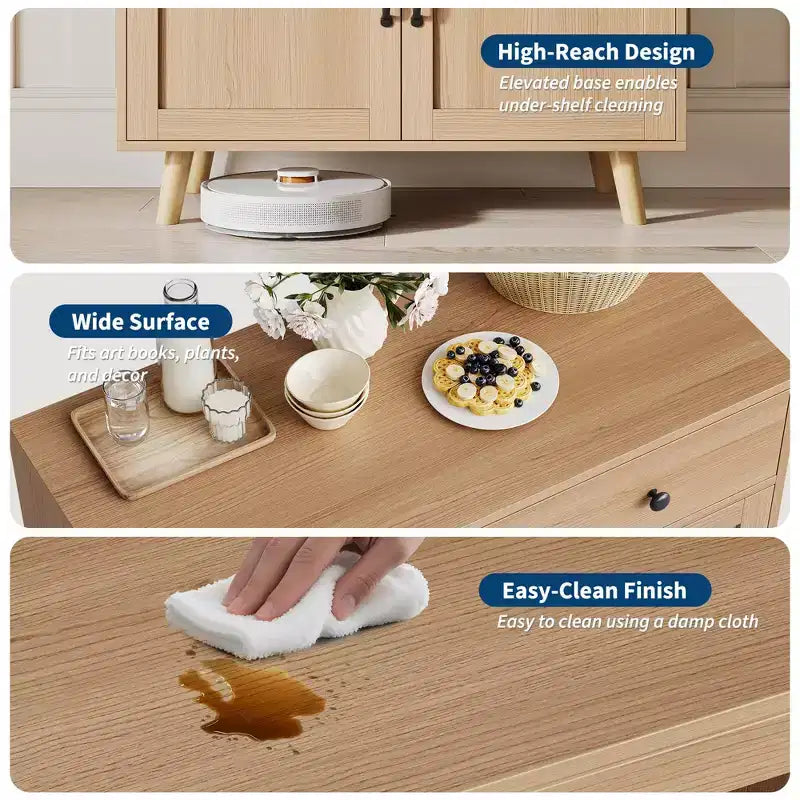 Credenza con ante e cassetti per sala da pranzo o cucina