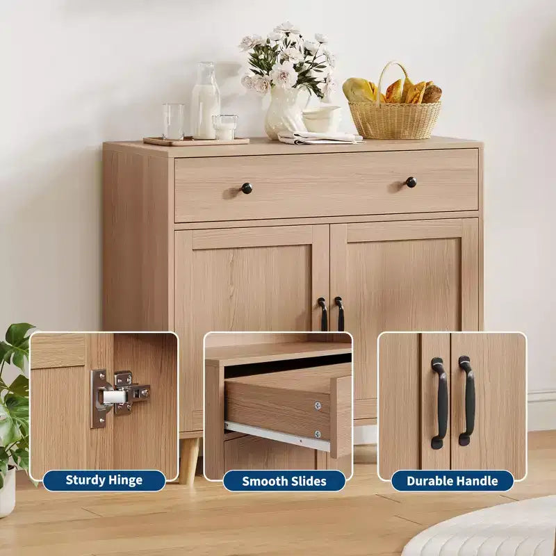 Credenza con ante e cassetti per sala da pranzo o cucina