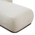 Modern Upholstered Chaise Lounge with High-Density Foam, Stylish Elegant Seating, Comfy Boucle Sofa for Living Room or Bedroom
