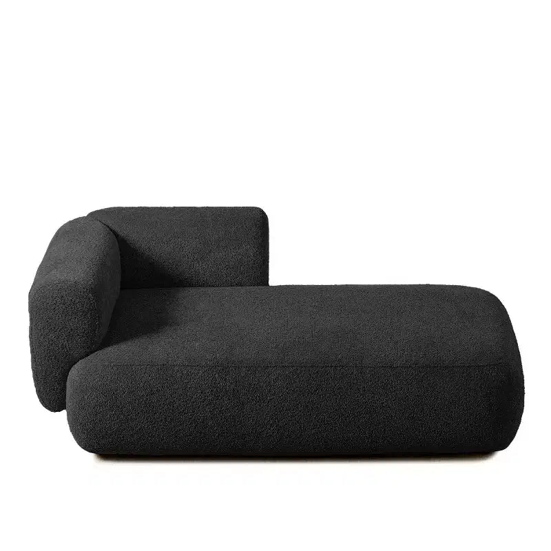 Modern Upholstered Chaise Lounge with High-Density Foam, Stylish Elegant Seating, Comfy Boucle Sofa for Living Room or Bedroom