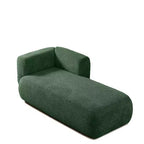 Modern Upholstered Chaise Lounge with High-Density Foam, Stylish Elegant Seating, Comfy Boucle Sofa for Living Room or Bedroom