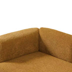 Modern Upholstered Chaise Lounge with High-Density Foam, Stylish Elegant Seating, Comfy Boucle Sofa for Living Room or Bedroom