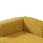 Modern Upholstered Chaise Lounge with High-Density Foam, Stylish Elegant Seating, Comfy Boucle Sofa for Living Room or Bedroom
