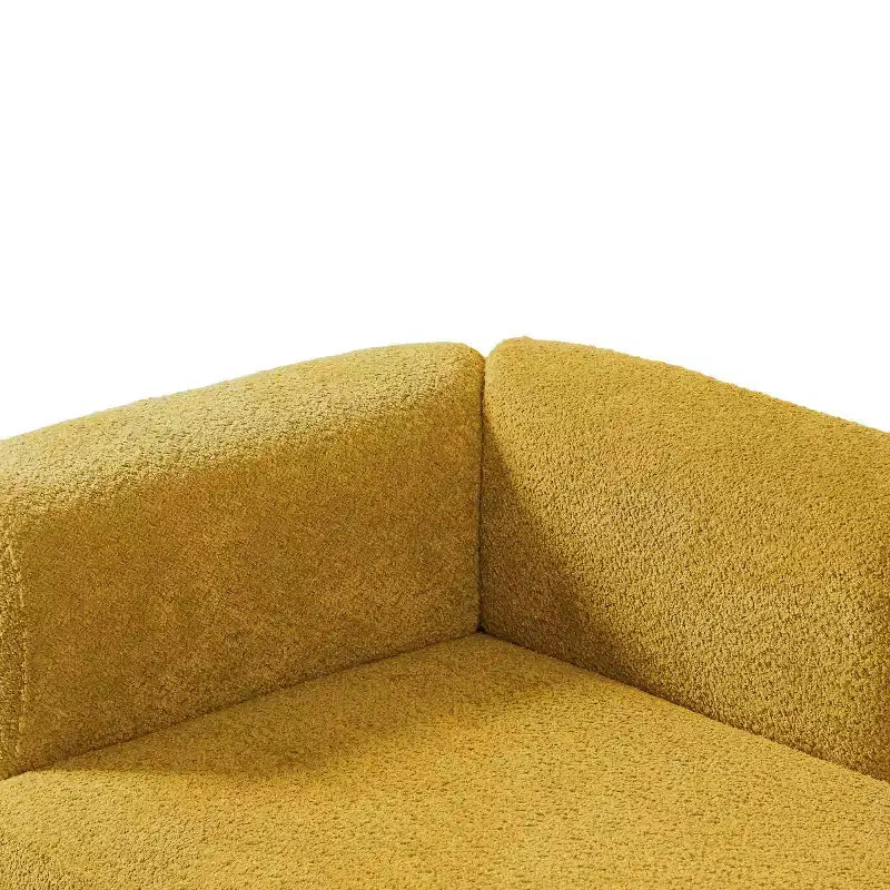 Modern Upholstered Chaise Lounge with High-Density Foam, Stylish Elegant Seating, Comfy Boucle Sofa for Living Room or Bedroom