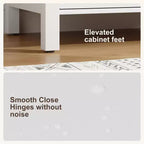 Mobile bagno con lavabo in ceramica e ante con chiusura soft-close
