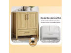 Mobile bagno con lavabo in ceramica e ante con chiusura soft-close