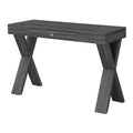 Kids Computer Desk with Open Storage Shelf in White