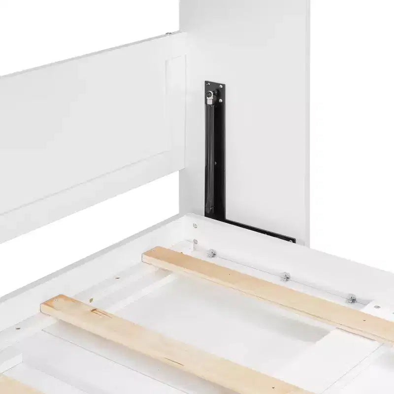 Letto a scomparsa pieghevole con illuminazione sotto il letto e presa integrata