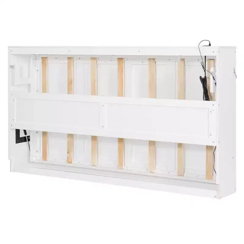 Letto a scomparsa pieghevole con illuminazione sotto il letto e presa integrata