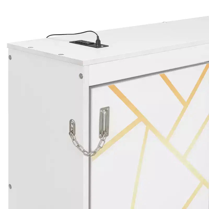 Letto a scomparsa pieghevole con illuminazione sotto il letto e presa integrata