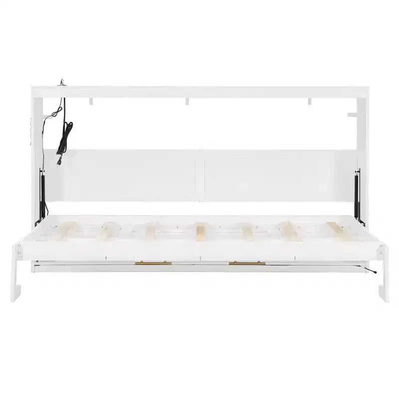 Letto a scomparsa pieghevole con illuminazione sotto il letto e presa integrata