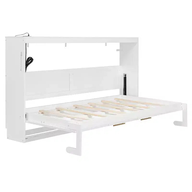Letto a scomparsa pieghevole con illuminazione sotto il letto e presa integrata