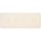 Large Tufted Storage Bench with Hinged Lid, 550 lb Capacity