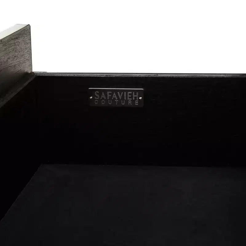 6-Drawer Dresser with Acacia Veneer and Tapered Legs