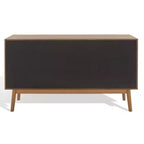 6-Drawer Dresser with Acacia Veneer and Tapered Legs
