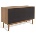 6-Drawer Dresser with Acacia Veneer and Tapered Legs