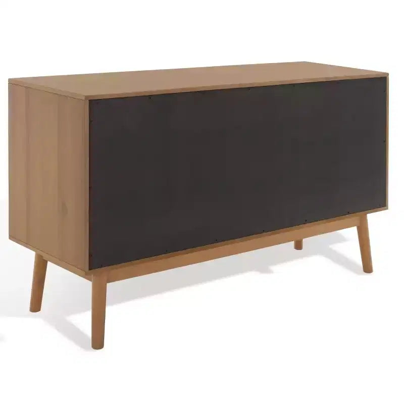 6-Drawer Dresser with Acacia Veneer and Tapered Legs
