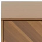 6-Drawer Dresser with Acacia Veneer and Tapered Legs