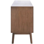 6-Drawer Dresser with Acacia Veneer and Tapered Legs