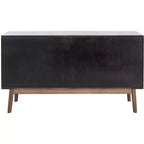 6-Drawer Dresser with Acacia Veneer and Tapered Legs