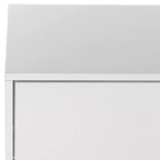 6-Drawer Dresser with Acacia Veneer and Tapered Legs