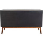 6-Drawer Dresser with Acacia Veneer and Tapered Legs