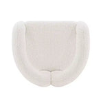 Boucle Accent Chair with Pine Frame and High-Density Foam