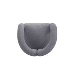 Boucle Accent Chair with Pine Frame and High-Density Foam