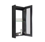 Wall-Mount Medicine Cabinet with Touch-Open Mirror Door