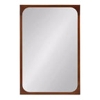 24x36 Rectangle Framed Wall Mirror, No Assembly Required