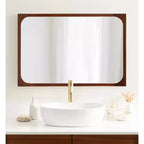 24x36 Rectangle Framed Wall Mirror, No Assembly Required