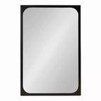 24x36 Rectangle Framed Wall Mirror, No Assembly Required