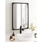24x36 Rectangle Framed Wall Mirror, No Assembly Required