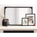 24x36 Rectangle Framed Wall Mirror, No Assembly Required