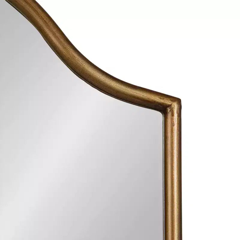 24x36 Framed Arch Wall Mirror in Black or Gold