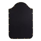 24x36 Framed Arch Wall Mirror in Black or Gold