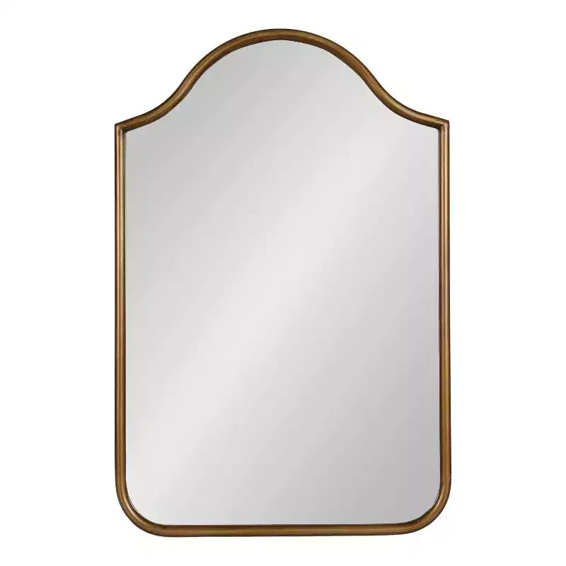 24x36 Framed Arch Wall Mirror in Black or Gold